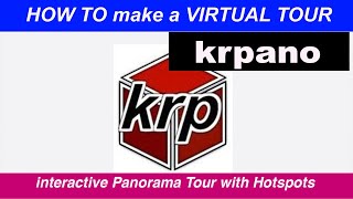 How to make a Virtual Tour 360º with krpano in 3 minutes [upl. by Ciredec]