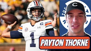 Auburn Quarterback Payton Thorne  Kentucky Game Week Interview [upl. by Andersen]