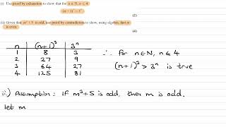 Proof Exam Questions  A Level Maths  Edexcel Pure Year 2  Q1 level 1 [upl. by Riocard619]