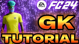 FC 24  GOALKEEPER TUTORIAL fc24 eafc24 goalkeepersaves [upl. by Sabas154]