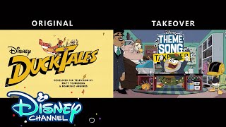 Glomgold Theme Song Takeover Side by Side  DuckTales  Disney Channel [upl. by Garber]