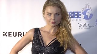 Izabella Miko  Human Rights Hero Awards Red Carpet Arrivals [upl. by Nightingale506]