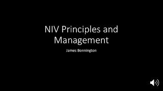 Noninvasive ventilation  Principles and Management [upl. by Daryl]