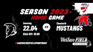 Weinviertel Spartans vs Ebenfurth Mustangs [upl. by Millicent]