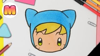 COMO DIBUJAR PERSONAS KAWAII  Como dibujar CHICO GATO kawaii [upl. by Auqinu]