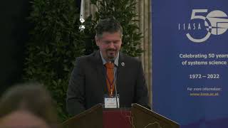 Austria  IIASA conference Welcome Remarks Plenary 1 28 [upl. by Eibob]