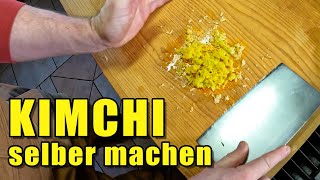 KIMCHI selber machen ganz einfach und allerbestes Hühnerfutter [upl. by Kcirtapnaes]