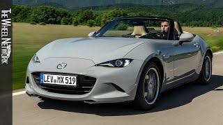 2024 Mazda MX5 35th Anniversary 4K  Aero Grey  Driving Interior Exterior [upl. by Barbabas]