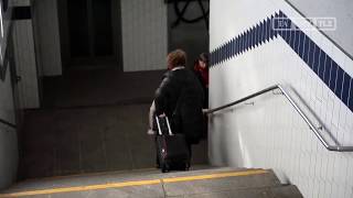 Außer Betrieb Defekter Lift im Bahnhof Mühlhausen verärgert BahnKunden [upl. by Yeruoc]