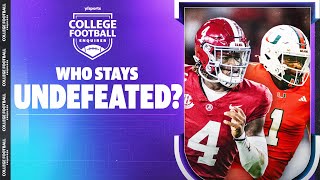 Will ANY CFB TEAM remain UNDEFEATED  College Football Enquirer [upl. by Erapsag]