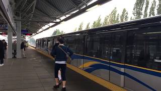 Vancouver SkyTrain Mark I and II Ariving at Lougheed Town Centre Station [upl. by Caritta147]