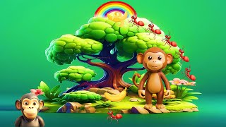 Five Little Monkeys Number Song  5 Little Monkeys More Nursery rhymes amp Kids songs New [upl. by Mayyahk944]