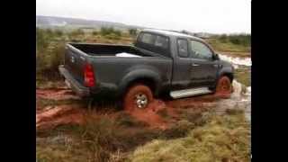 Toyota Hilux 25 Xtra Cab Offroad Test Quadjournal [upl. by Yeniffit]