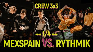 Mexspain vs Rythmik  Crew 3x3 14 Final  MoveampProve International 2018 [upl. by Grinnell]