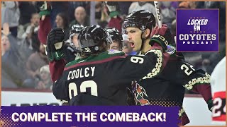 Coyotes Complete Third Period Comeback Back on the Win Streak [upl. by Allie]