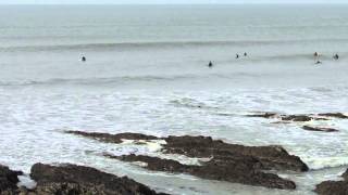 Croyde Beach Break  Surfing Longboarding [upl. by Damas]