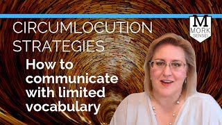 How to communicate when you dont have enough English vocabulary Circumlocution Strategies [upl. by Sal]