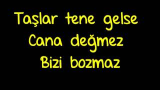 Hadise Biz Burdayız Lyrics HD YouTube [upl. by Magnum]