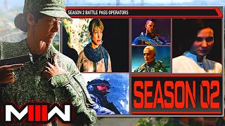 MW3 SEASON 2 Operators LEAKED Season 2 Battle Pass FREE Rewards Soap TF141 Kate Laswell [upl. by Viglione690]