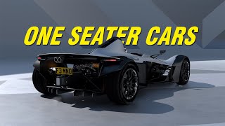 10 COOLEST ONE SEATER CARS [upl. by Luzader]