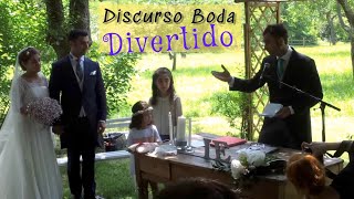 Discurso divertido boda hermano quot Ekaitz e Irantzu quot [upl. by Yremrej536]