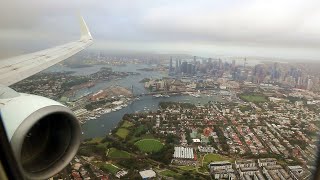 Qantas Boeing 737 Landing  Sydney QF 923 [upl. by Trebbor558]