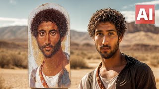 Face to Face With Ancient Egyptians Fayum Mummy Portraits Brought To Life Using AI [upl. by Yras]