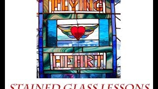 Stained Glass Lessons Lesson 8 Glazing your Project [upl. by Lehcim235]