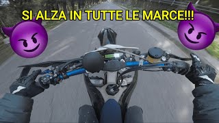 TEST HUSQVARNA FE 250 4T MOTARD RAW VIDEO😍 [upl. by Anemolif]