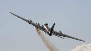 ONBOARD CAMS GIANT SCALE RC WW2 BOMBERS DISPLAY AT LMA RAF ELVINGTON MODEL AIRCRAFT SHOW  2014 [upl. by Ynabe]