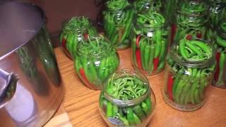 Preparation  chili peppers in vinegar How to make [upl. by Artenak]