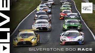 LIVE  Race  Silverstone 500  Intelligent Money British GT Championship [upl. by Leuamme]