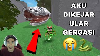 AKU DIKEJAR ULAR GERGASI 😱 ESCAPE GIANT SNAKE OBBY 🐍 [upl. by Yttel]