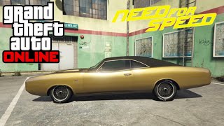 PONTIAC GTO 1966 DO NEED FOR SPEED O FILME  GTA ONLINE [upl. by Bert370]