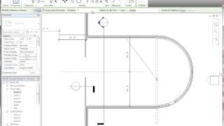 Revit Arrays3 Applying a Radial Array laying out Reference Planes and Windows [upl. by Cayla]