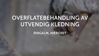 Overflatebehandling av utvendig kledning [upl. by Eidnew]