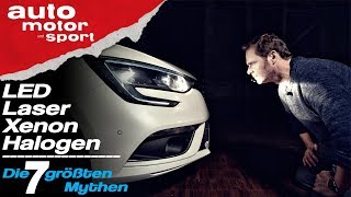 Alles Blender Die 7 größten Mythen zu Xenon LED amp Co  Bloch erklärt 57  auto motor amp sport [upl. by Margette345]