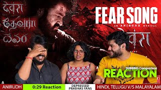 Fear Song Reaction  Devara Part  1  NTR  Koratala Siva  Anirudh Ravichander  Manoj M [upl. by Neih204]