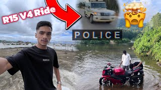 R15 Vlog Ride 😀 wow Yamaha R15 V4 Pure Riding [upl. by Fe721]