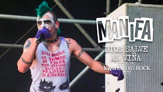 Manifa  Dios salve al Viña Directo Kalikenyo Rock 2017 [upl. by Analahs64]