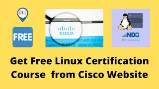 How to get Free Linux Certification Course from Cisco Website [upl. by Beka]