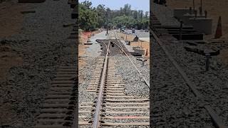 New Switch Track Installed On SACRT Gold Line Bidwell Street Crossing Side Folsom CA June 21 2024 [upl. by Kelson89]