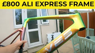 Elves Falath Pro 2022 Framset Unboxing  £800 Ali Express Road Bike Frame  Part 1 [upl. by Llennoj]