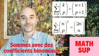 14Sommes avec des coefficients binomiaux  MathSup [upl. by Racso343]