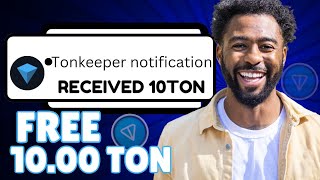 Free Ton Miner 2024  Claim Free Ton Coin Daily On Telegram  Free Toncoin Mining Sites Crypto News [upl. by Ynoyrb]