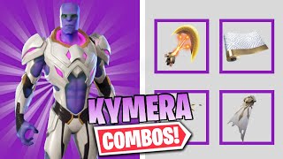 KYMERA COMBOS  FORTNITE SKIN REVIEW [upl. by Mackey]