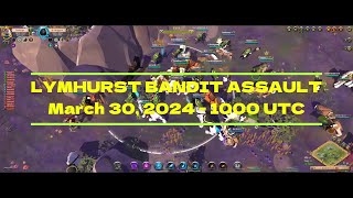 Lymhurst Bandit Assault  March 30 2024  1000 UTC  Enigmatic Staff POV  Albion Online East [upl. by Enimisaj]