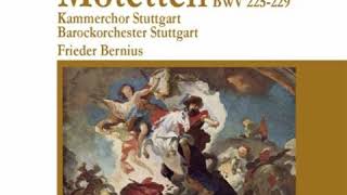 JS Bach  Motetten BWV 225229  Frieder Bernius [upl. by Kovacs]