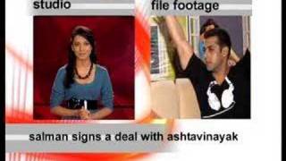 Salman Khan joins hands with Ashtavinayak Films [upl. by Naerb]