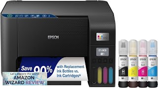 Epson EcoTank ET2400 Wireless Color AllinOne CartridgeFree Supertank Printer with Scan Review [upl. by Kellie]